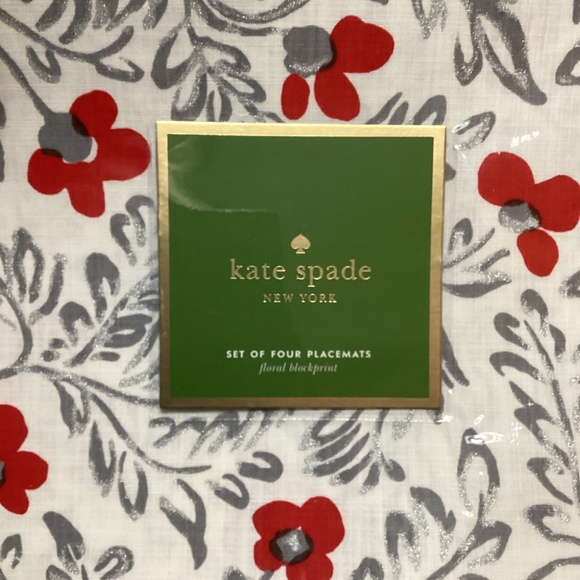 Kate Spade ♠️ holiday placemats - Picture 2 of 14